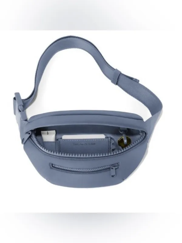 Dagne Dover Ace Neoprene Belt Bag Fanny Pack in Ash Blue - Image 7