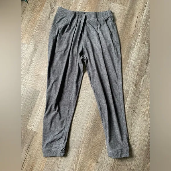 Lululemon Joggers Sweatpants Leggings Workout Pants Dark Gray Size 6 8 - Image 2