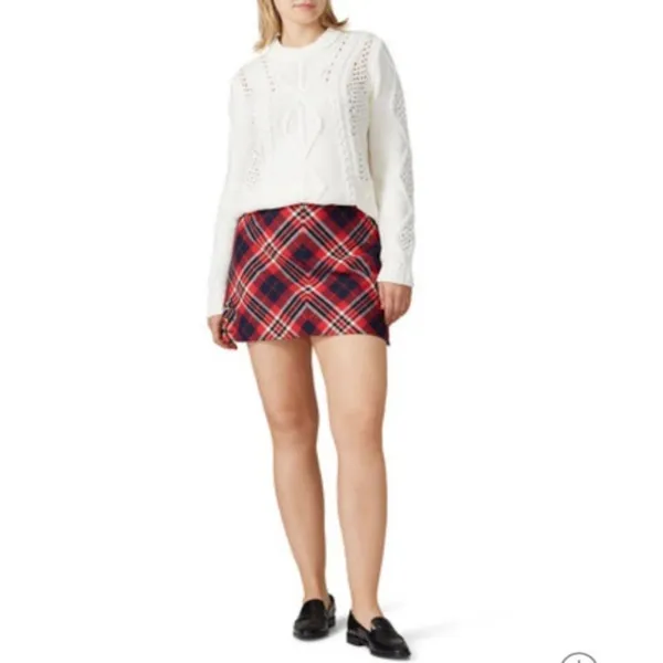 Rachel Roy Adrina Crewneck Pullover in Ivory, Size L New w/o Tag - Image 6