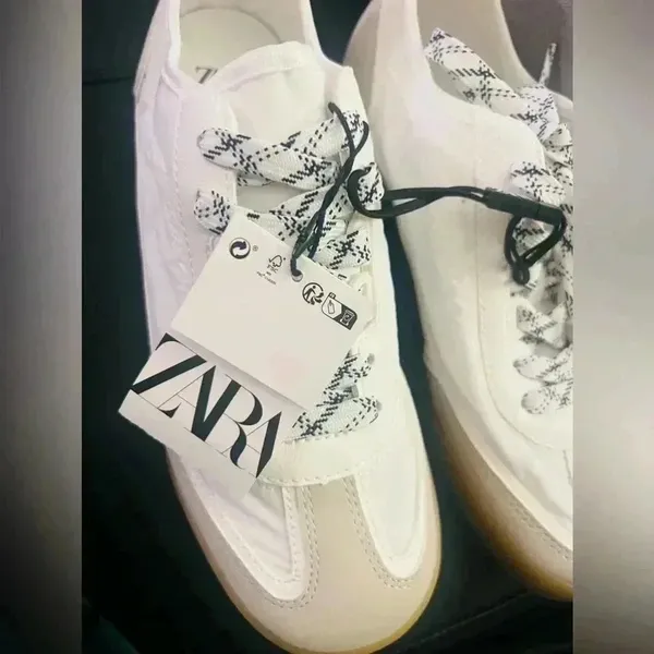 Zara casual womens sneakers size 6 NWT Perfect for a vacation trip or any day - Image 3