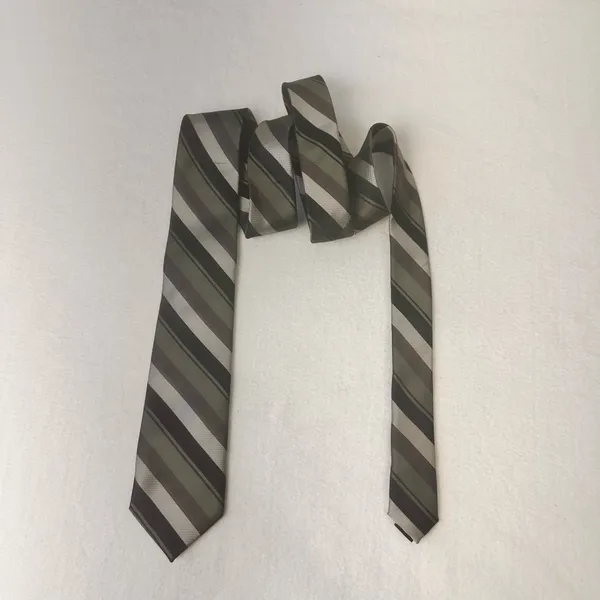 J Ferrar Vintage Tie Men's Green Black Office Elegant Necktie Classic - Image 2
