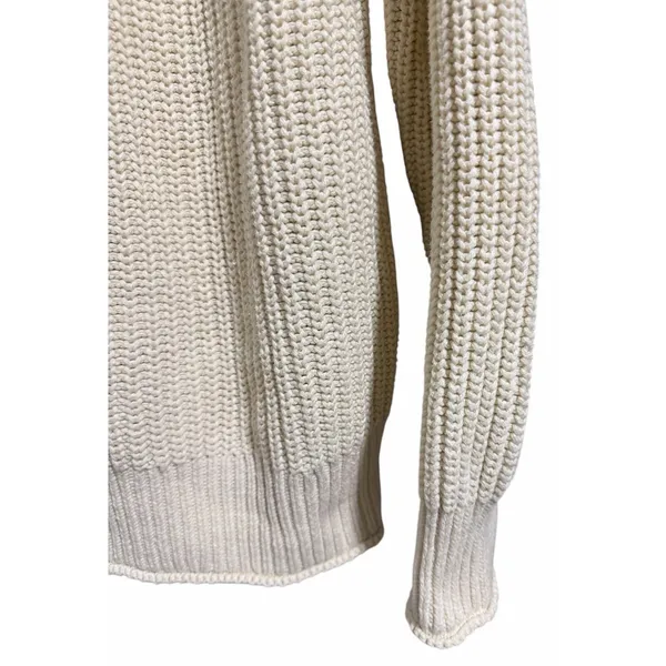 J. Crew‎ Relaxed Rollneck Sweater Linen Women's Size Small - Image 8