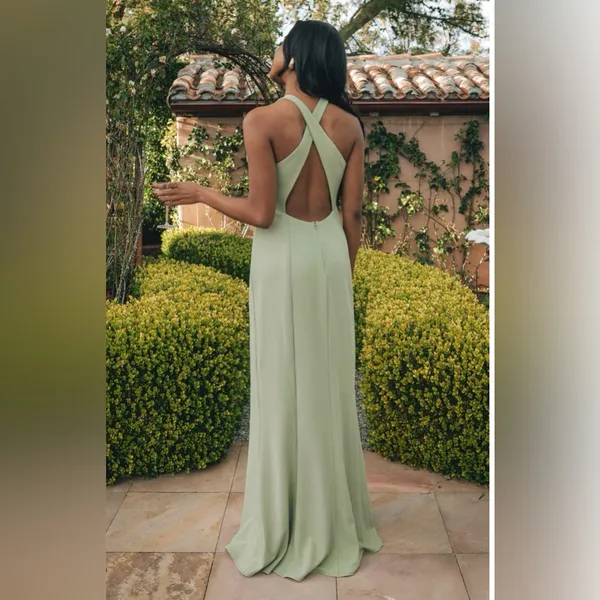 ShowMeYourMumu Rachel Maxi Dress - Moss Green - Image 7