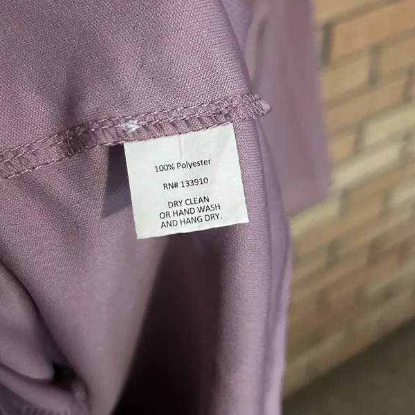 Show Me Your Mumu Roxy Romper Long Sleevee Chiffon Sheer Size XS Mauve/Purple - Image 4