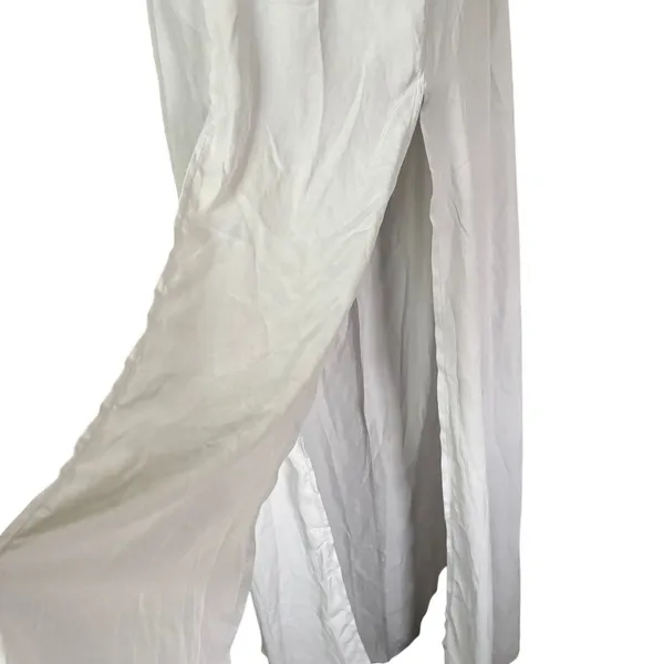 Lucy in the Sky Embroidered Floral Cutout Maxi Dress in Grey Sz M Fairy Corset - Image 5