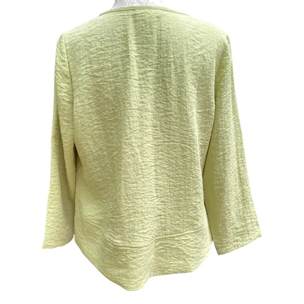 Habitat Clothes to Live In S Pastel Green Long Sleeve Tunic Top Blouse Artsy - Image 13
