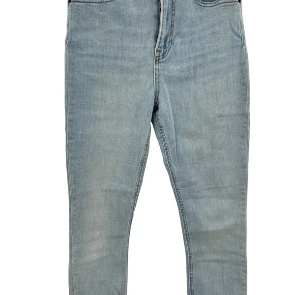 Reformation Harper High Rise Skinny Jeans Amalfi Light Wash Denim Blue‎ Size 24 - Image 7