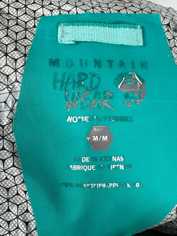 Mountain Hardwear Plasmic Ion‎ Rain Jacket Women’s Medium Teal Waterproof - Image 6