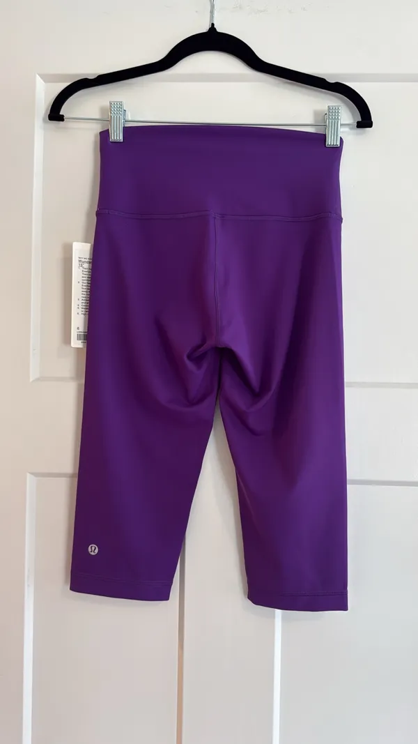 Lululemon Size 6 Wunder Train HR Crop 15” Leggings - Image 5