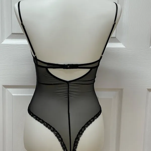 Victoria's Secret Black Bodysuit 34B -In‎ Bag. - Image 5