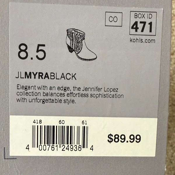 JENNIFER LOPEZ Black Suede Ankle Boots with Pink Stud Detail - Women's 8.5 - Image 10