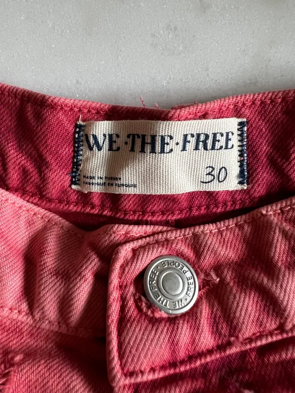 Free People We The Free Mixed Emotions Hi Lo Short Dragonfruit Sorbet Pink Rose - Image 10