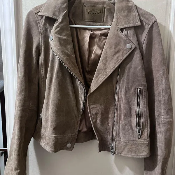 BLANK NYC Suede Moto Jacket XS - Image 2