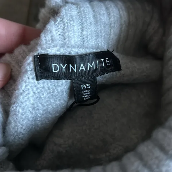 Dynamite cable knit sweater dress - Image 3