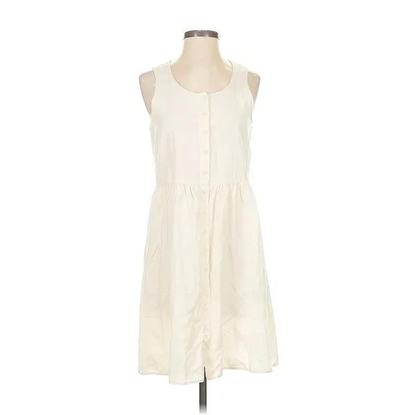 ✨Brandy Melville Arabella Cotton One Size Off White Dress✨ - Image 6
