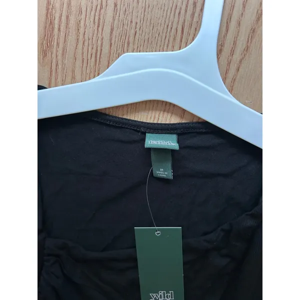 New Women’s Wild Fable Tank Top Lightweight Stretchy Black size Medium - Image 5
