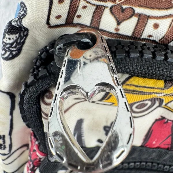 Brighton Jet Set Crossbody Bag Graphic Graffiti Print Nylon Travel Fun Chic - Image 7