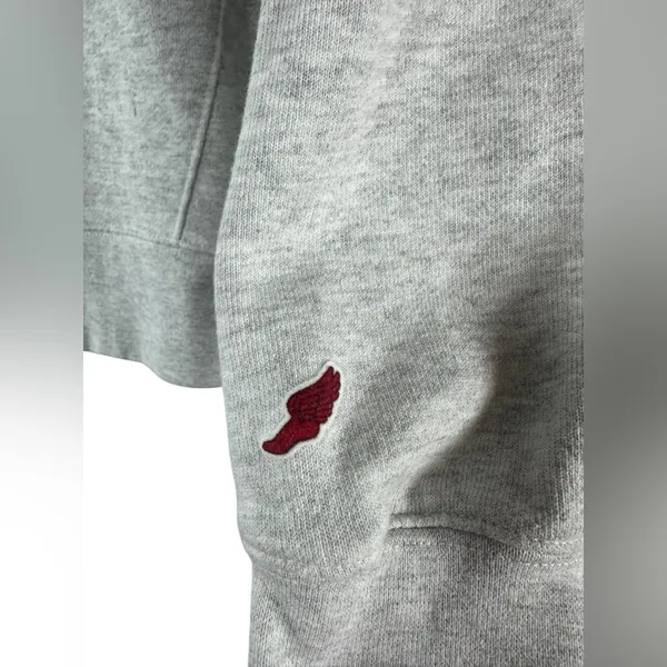 League Belmont University Sweatshirt Large Gray Fleece‎ College Graphic Pullover - Image 6