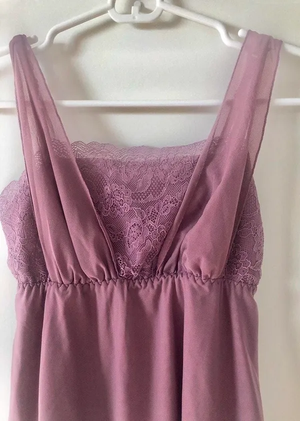 Dusty purple langerie top - Image 3