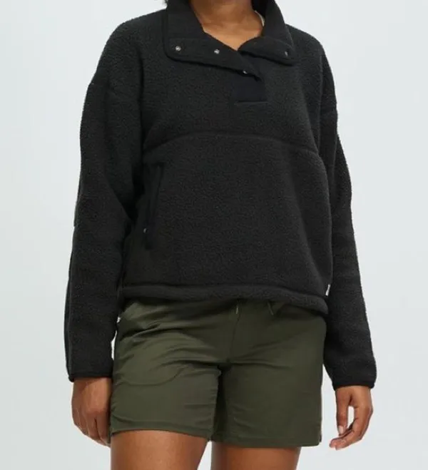 The North Face Black 1/4 Snap Pullover Fleece size XS - Image 2