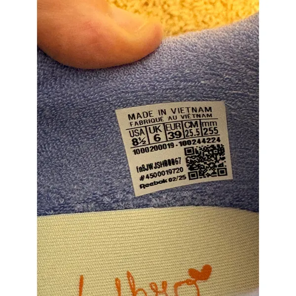 Reebok x Anthropologie Classic AZ Sneakers periwinkle with box Womens 8.5 - Image 8