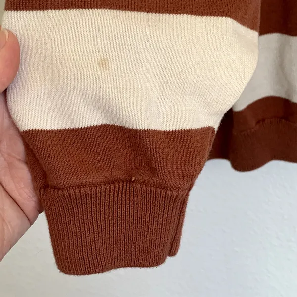 5/$25 By Together Striped‎ Pullover in Brown/White - Image 6
