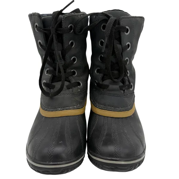 Sorel Women's Black Slimpack II Lace Waterproof Boots Size 7 - Image 5