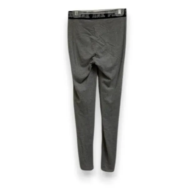 Pink Victoria's Secret Gray Black Elastic Waist‎ Leggings Lounge Pants XS - Image 2
