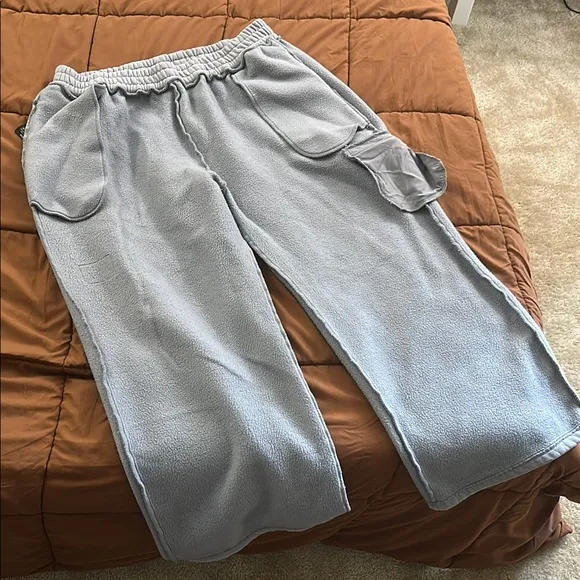Comfrt Affirmation Collection Sweatpants Loungepants  Slate Fleece Pants - Image 7