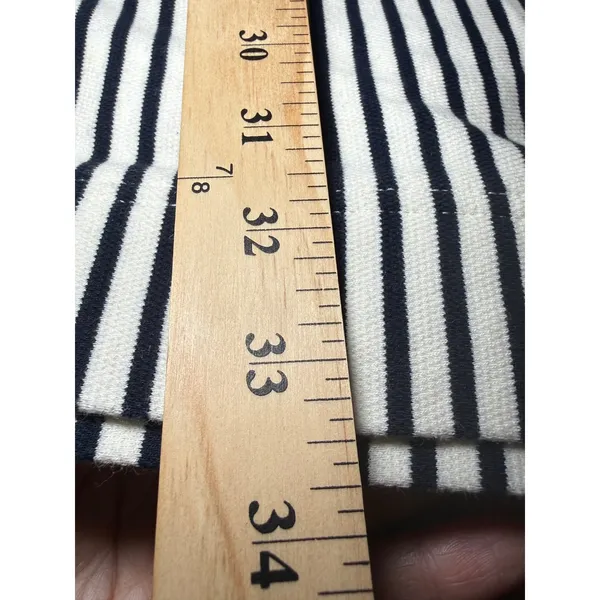Madewell Striped Short Sleeve T-Shirt Dress Navy White Small Casual Preppy - Image 5