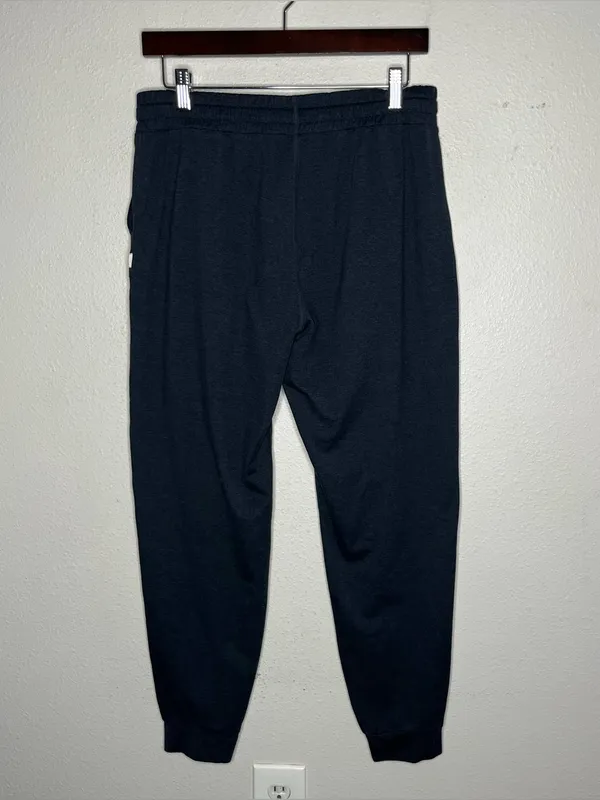 Vuori Midnight Heather Mid Rise Performance Jogger Sweatpants Lounge Athleisure - Image 4
