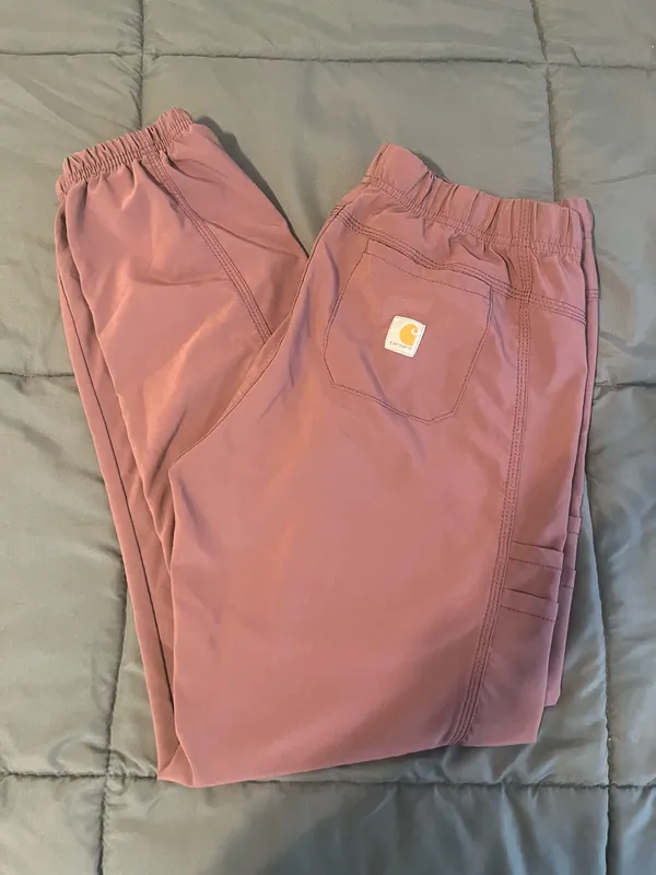 Pink Carhartt Jogger Scrub Pants - Image 2