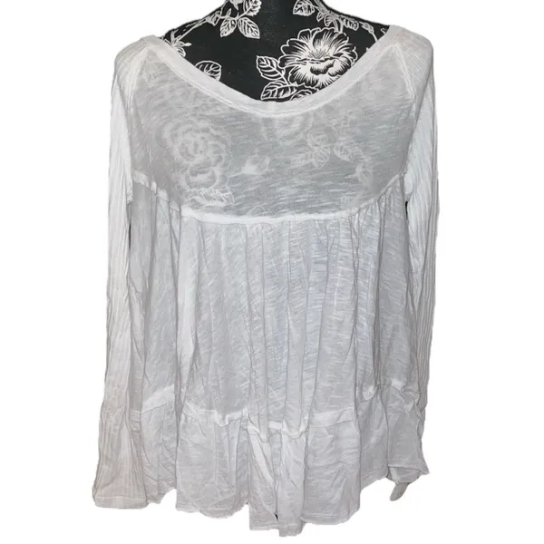 Free People Sundae Long Sleeve Tee Size M - Image 3