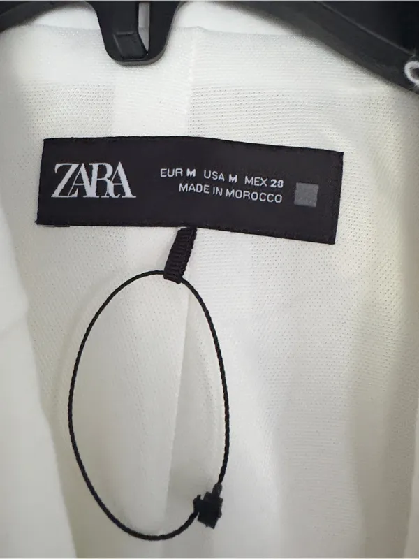 NWOT Zara Cut Out Mini Blazer Dress in Ecru White - Image 4