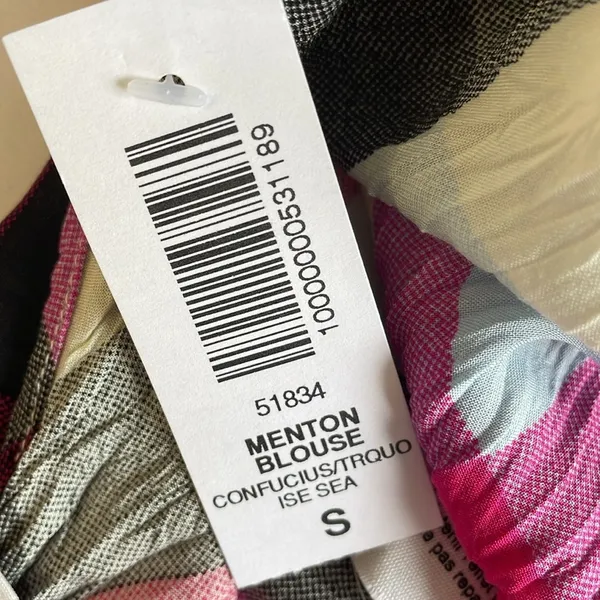 Wilfred Pink and Black Plaid Menton Blouse Tank Top - Image 7