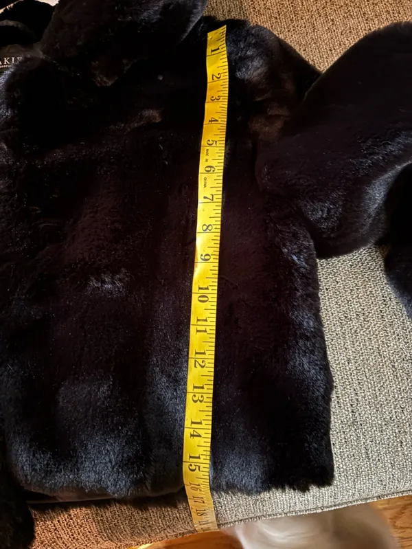 AKIRA Black Plush Cropped Teddy Jacket - Image 8