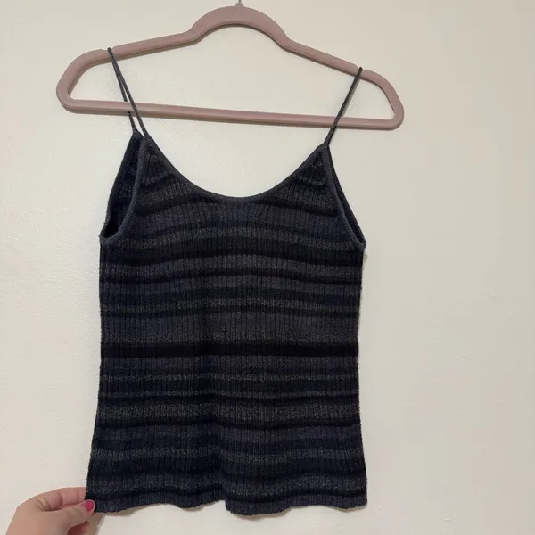 American Eagle Striped Knit Sweater Cami - Image 3
