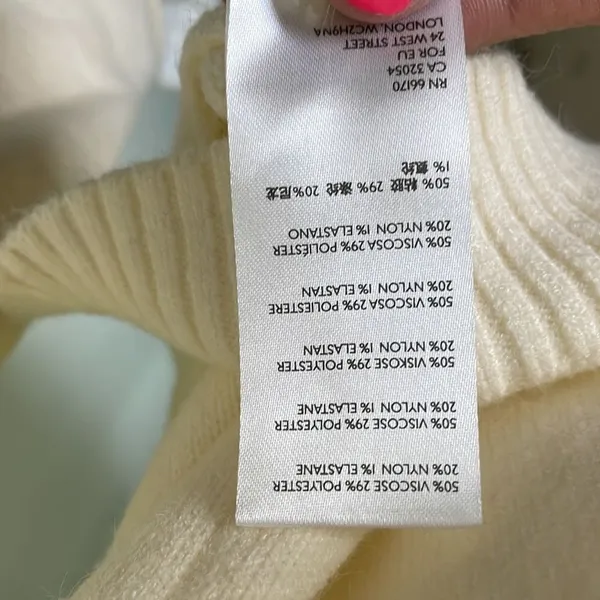 ANTHROPOLOGIE Natalia Cream Sweater - Image 8