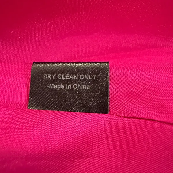 JENNI KAYNE Silk Strapless Maxi Dress in Fuchsia Pink and Red NWT Medium‎ - Image 8