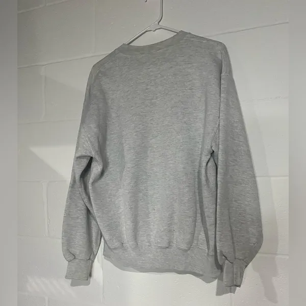 Gray Crewneck Sweater cape may fits medium - Image 6