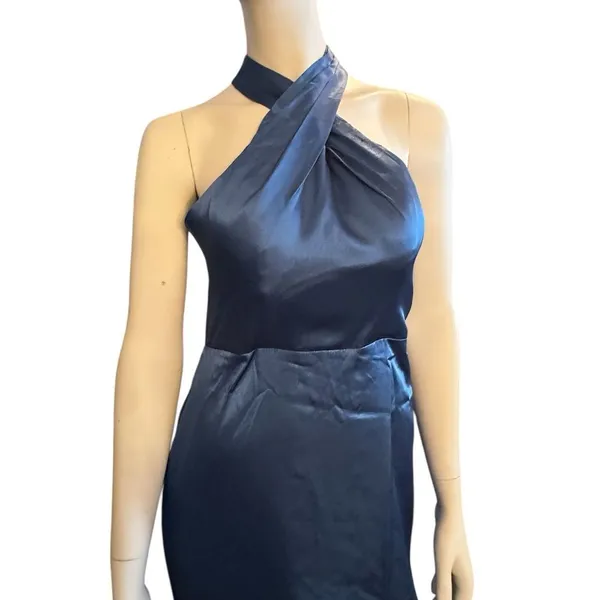 ABCDress Backless Halter Dress Blue 6 NWT - Image 2