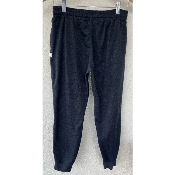 Vuori Womens Performance Jogger DreamKnit S Crop Drawstring Heather Gray Lounge - Image 4
