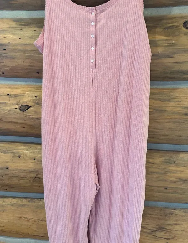 Old Navy Ribbed Lounge Jumpsuit size XXL - Image 2