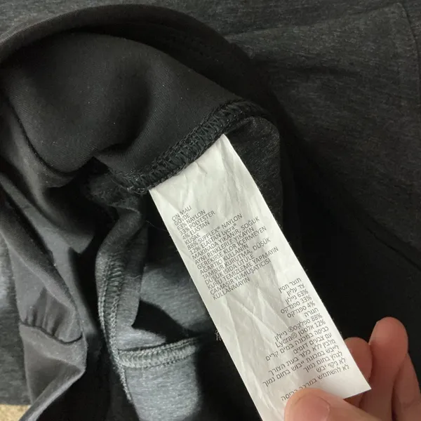Prana Gorpcore‎ W4118TL17 Gray Heathered Hiking Granola Girl Pants Tall Inseam S - Image 4
