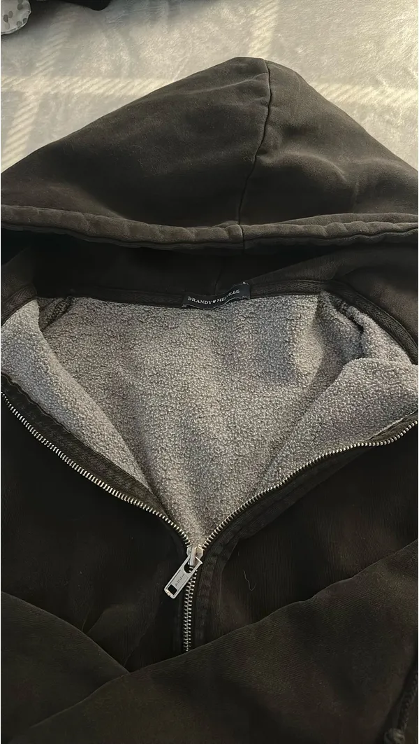 Oversized Brandy Melville Zip-Up - Image 3