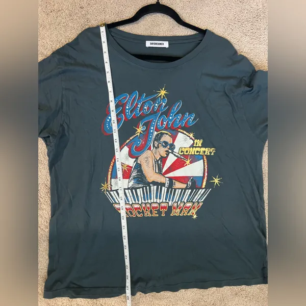 Elton John Rocket Man Boyfriend Tee DAYDREAMER - Image 4