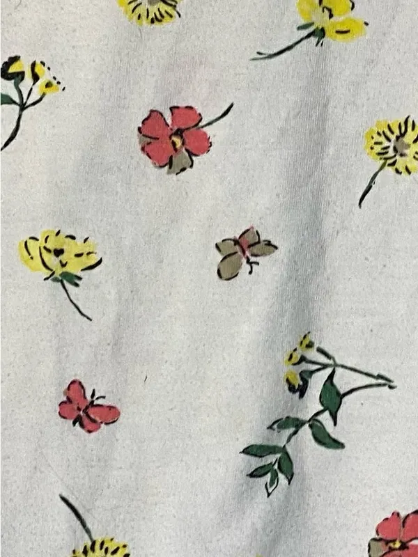 Basic‎ Edition floral whimsical bloom core basic t shirt size Large White - Image 3