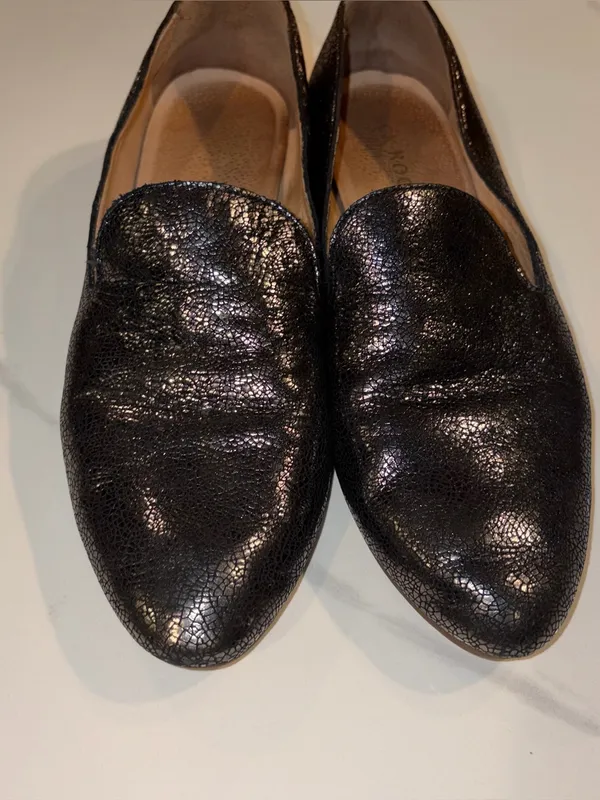 Jack Rogers Audrey Gunmetal Loafers 10 EXC CONDITION - Image 7