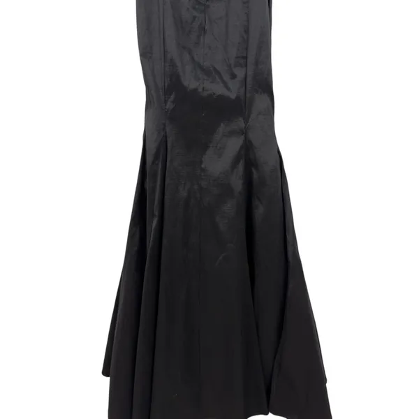 Windsor Black V-Neck Sleeveless Formal Halter Gown Maxi Dress Size Small - Image 11