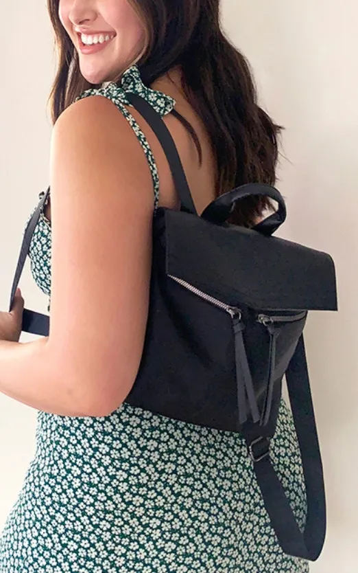 Botkier New York Black Trigger Backpack NWOT - Image 2